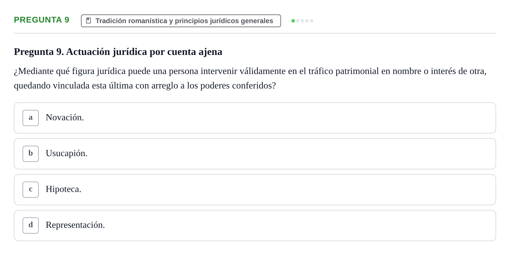 Enunciado: Pregunta 9