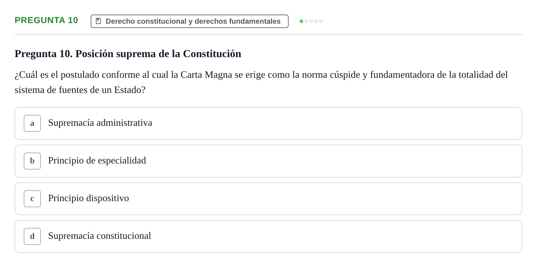 Enunciado: Pregunta 10