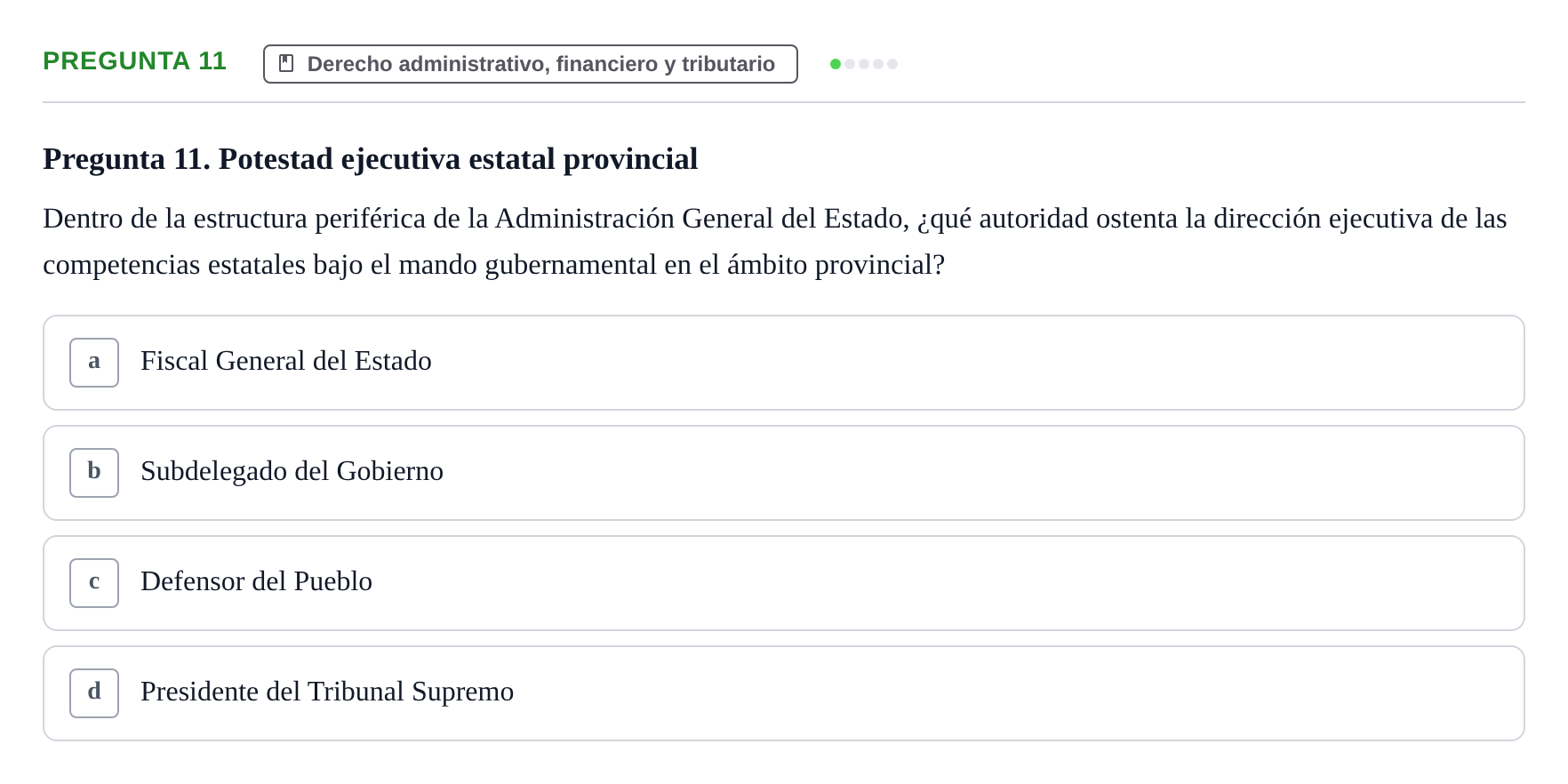 Enunciado: Pregunta 11