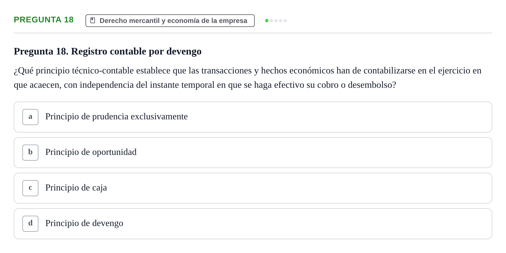 Enunciado: Pregunta 18