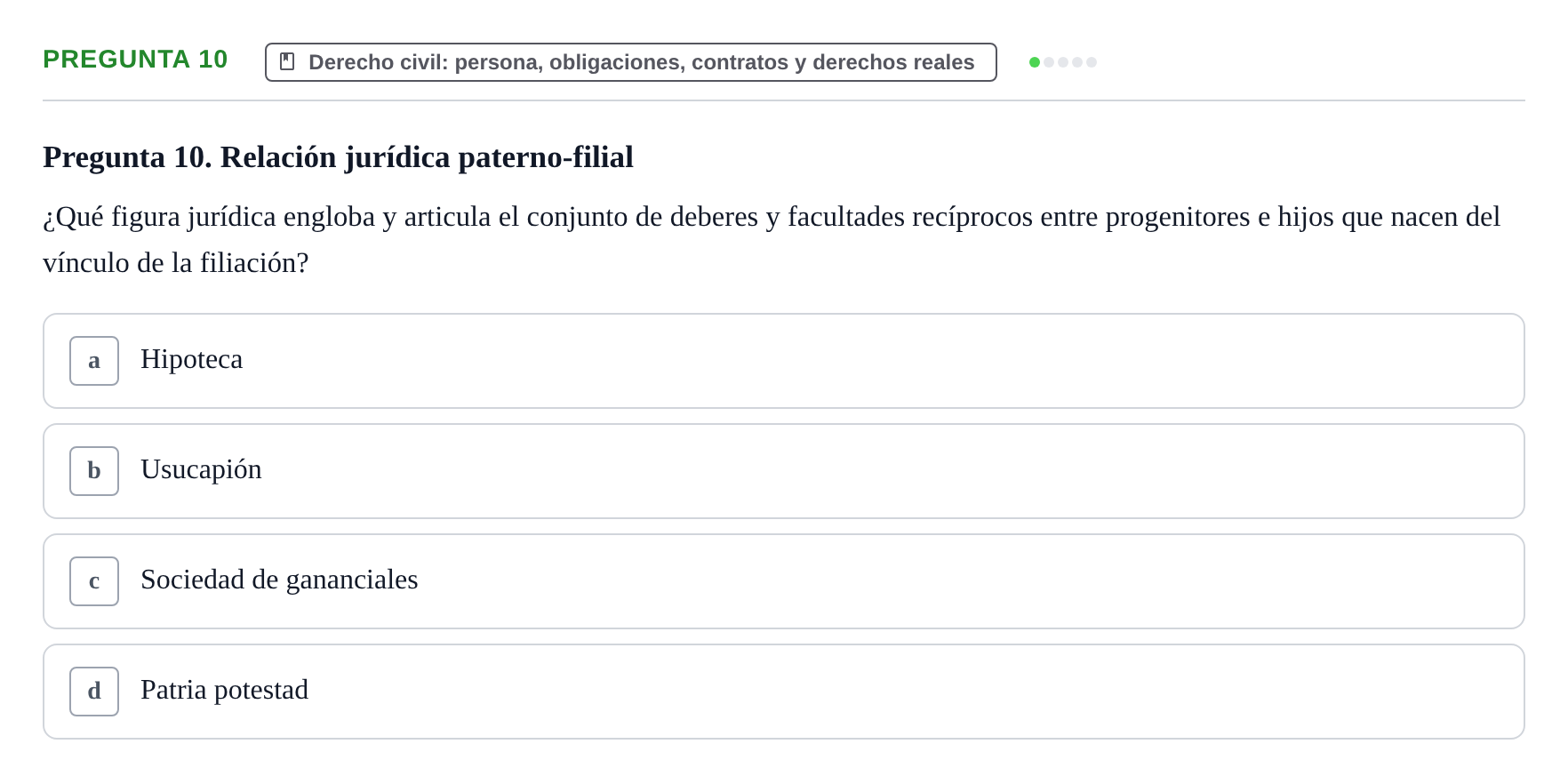 Enunciado: Pregunta 10