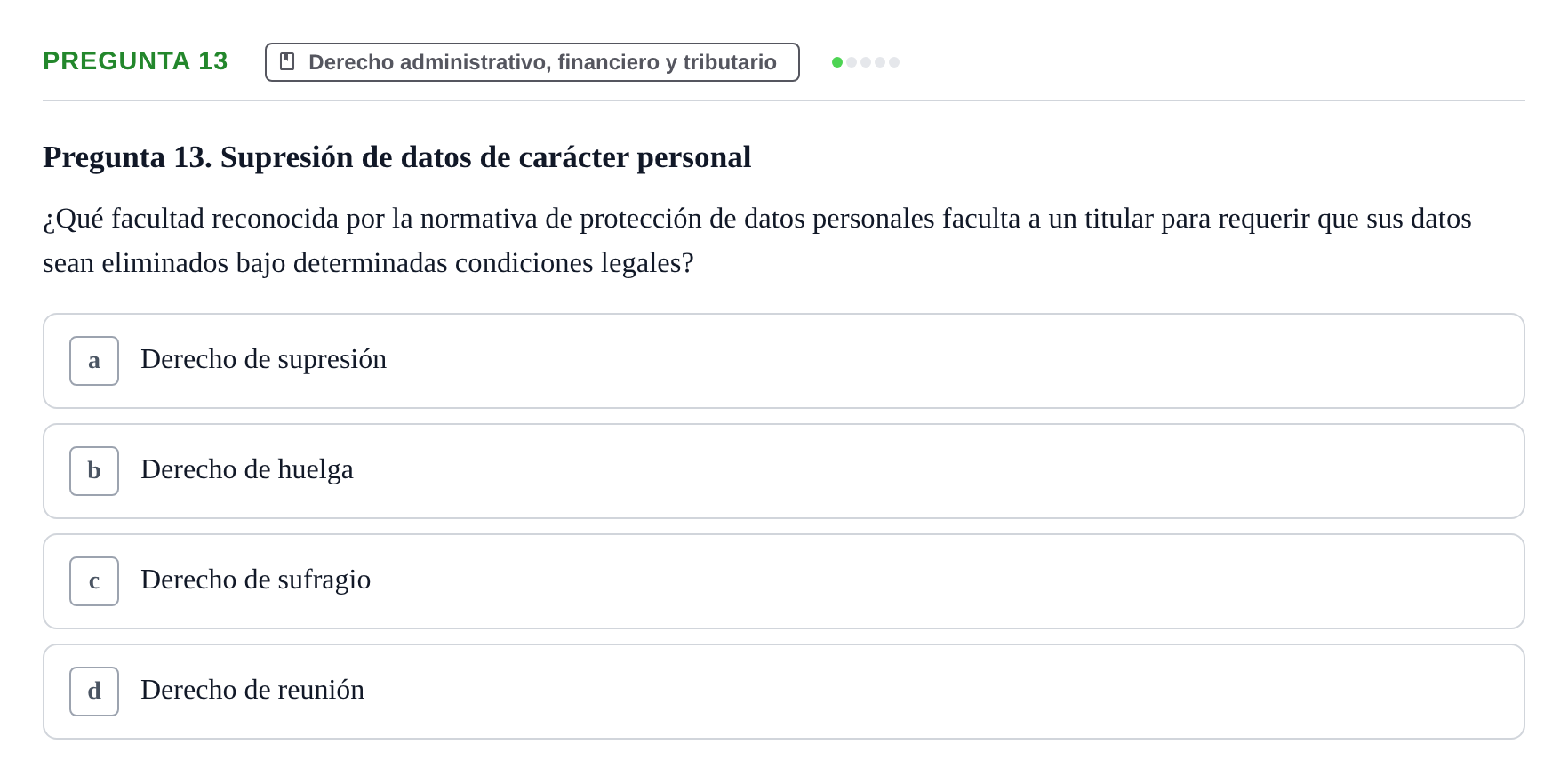 Enunciado: Pregunta 13
