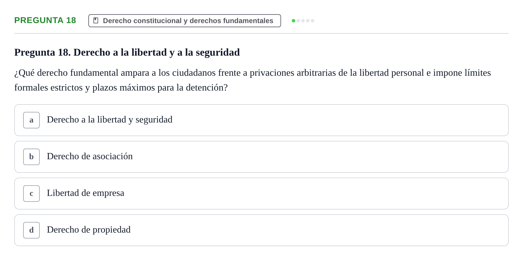 Enunciado: Pregunta 18