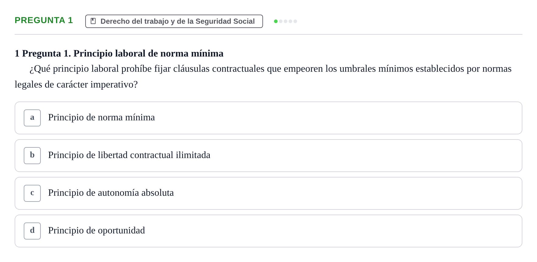 Enunciado: Pregunta 1