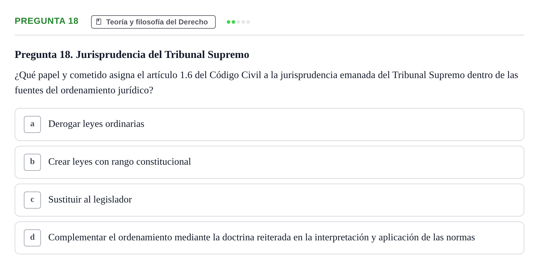 Enunciado: Pregunta 18