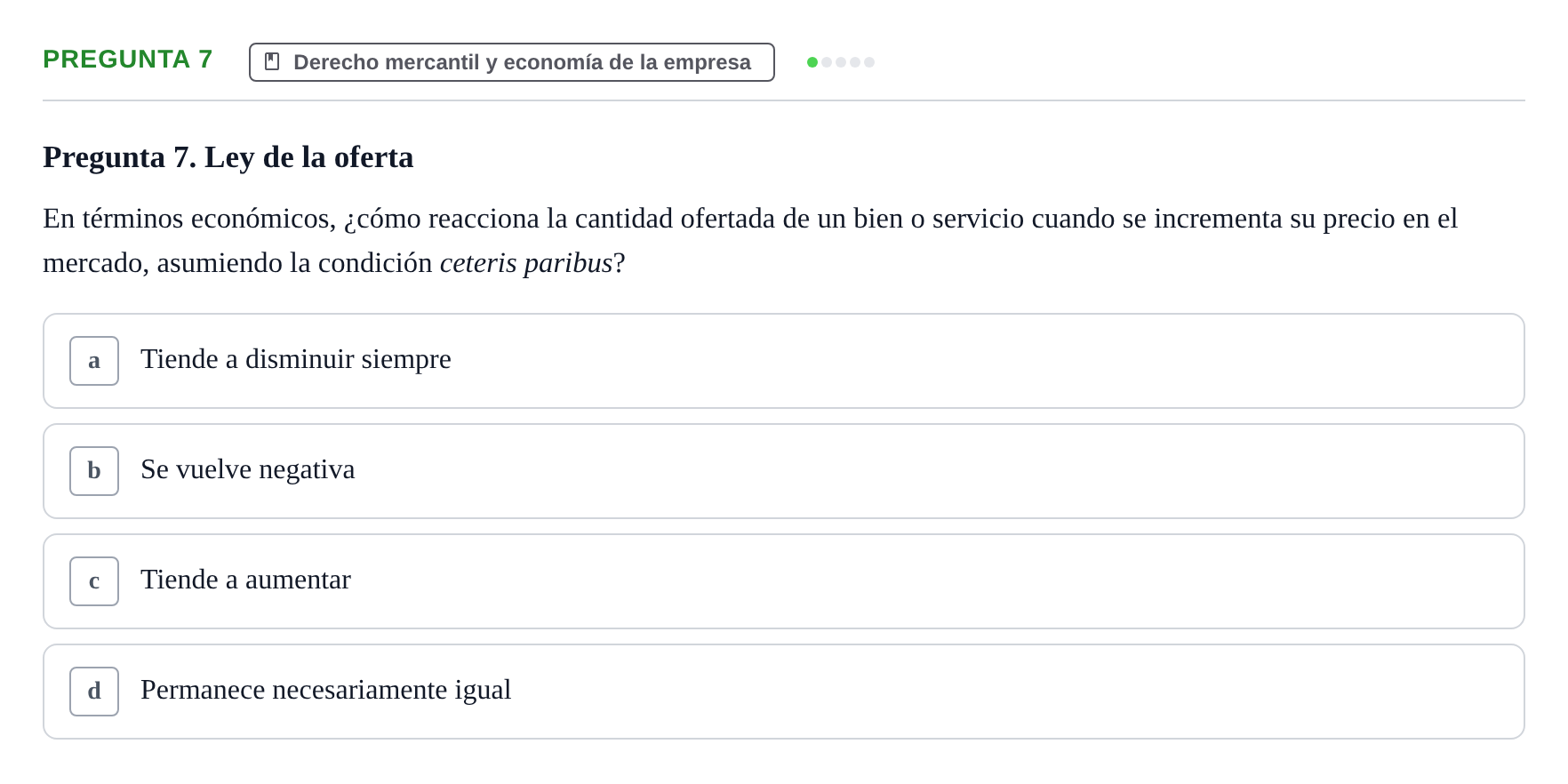 Enunciado: Pregunta 7