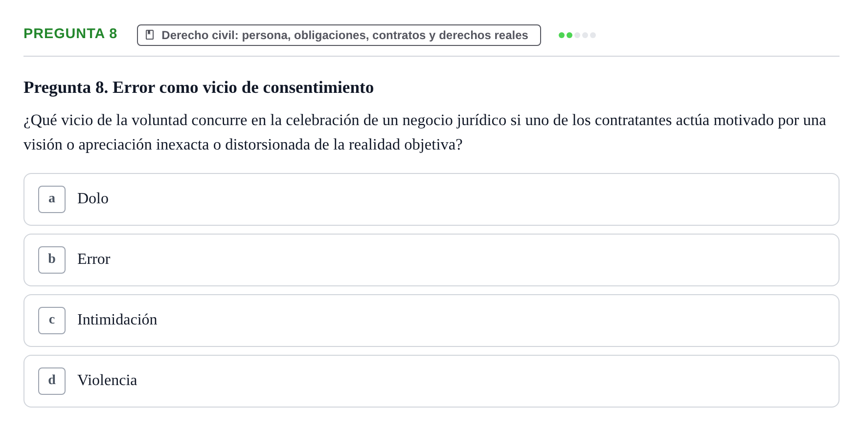 Enunciado: Pregunta 8
