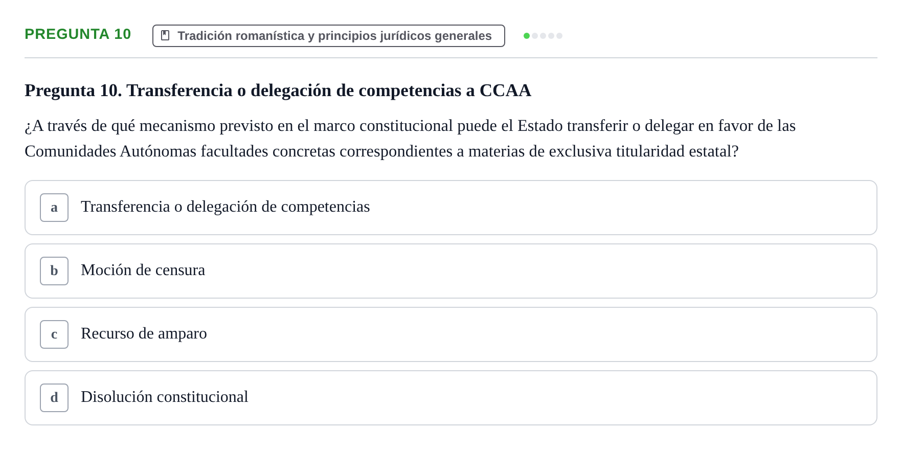 Enunciado: Pregunta 10