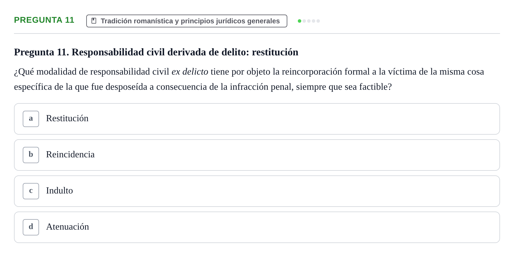 Enunciado: Pregunta 11