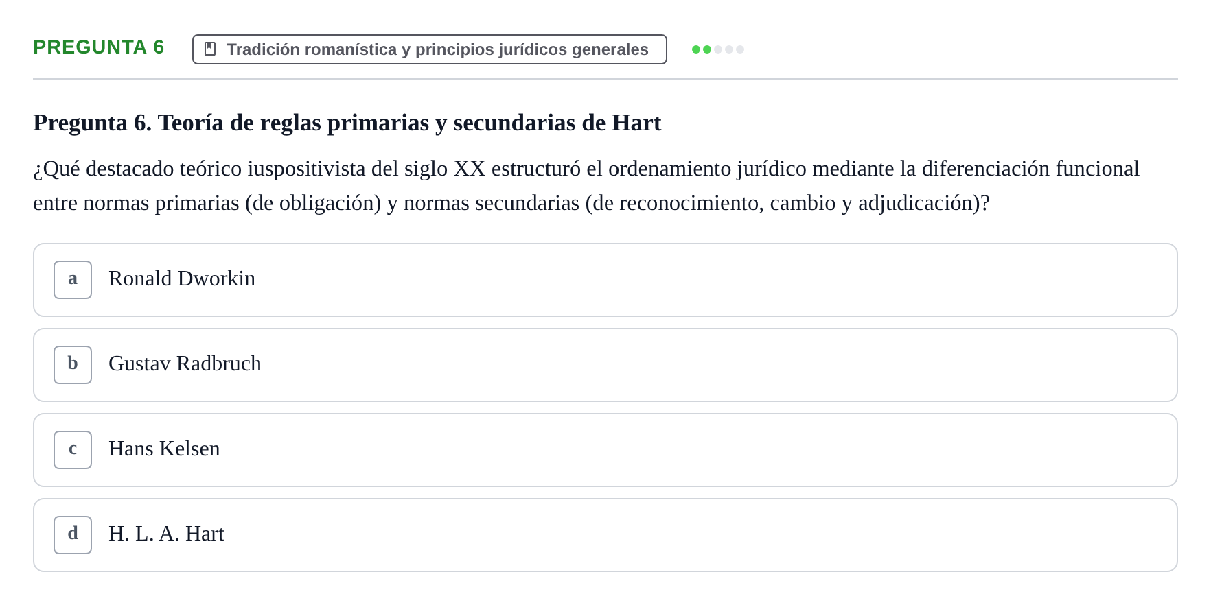 Enunciado: Pregunta 6