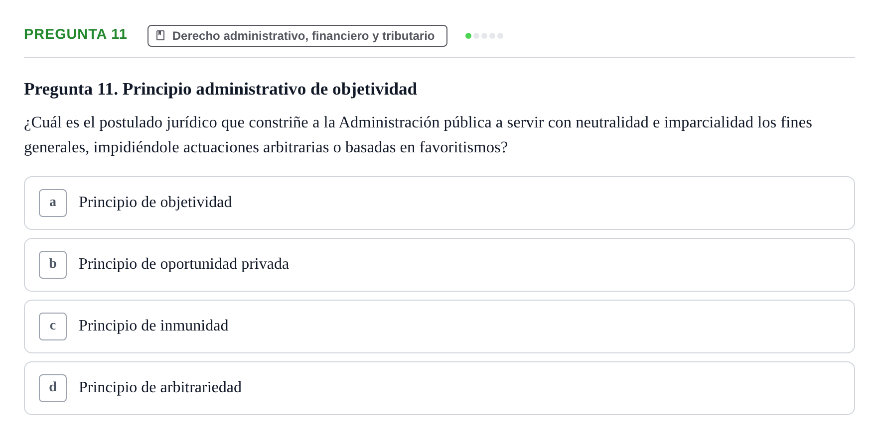 Enunciado: Pregunta 11