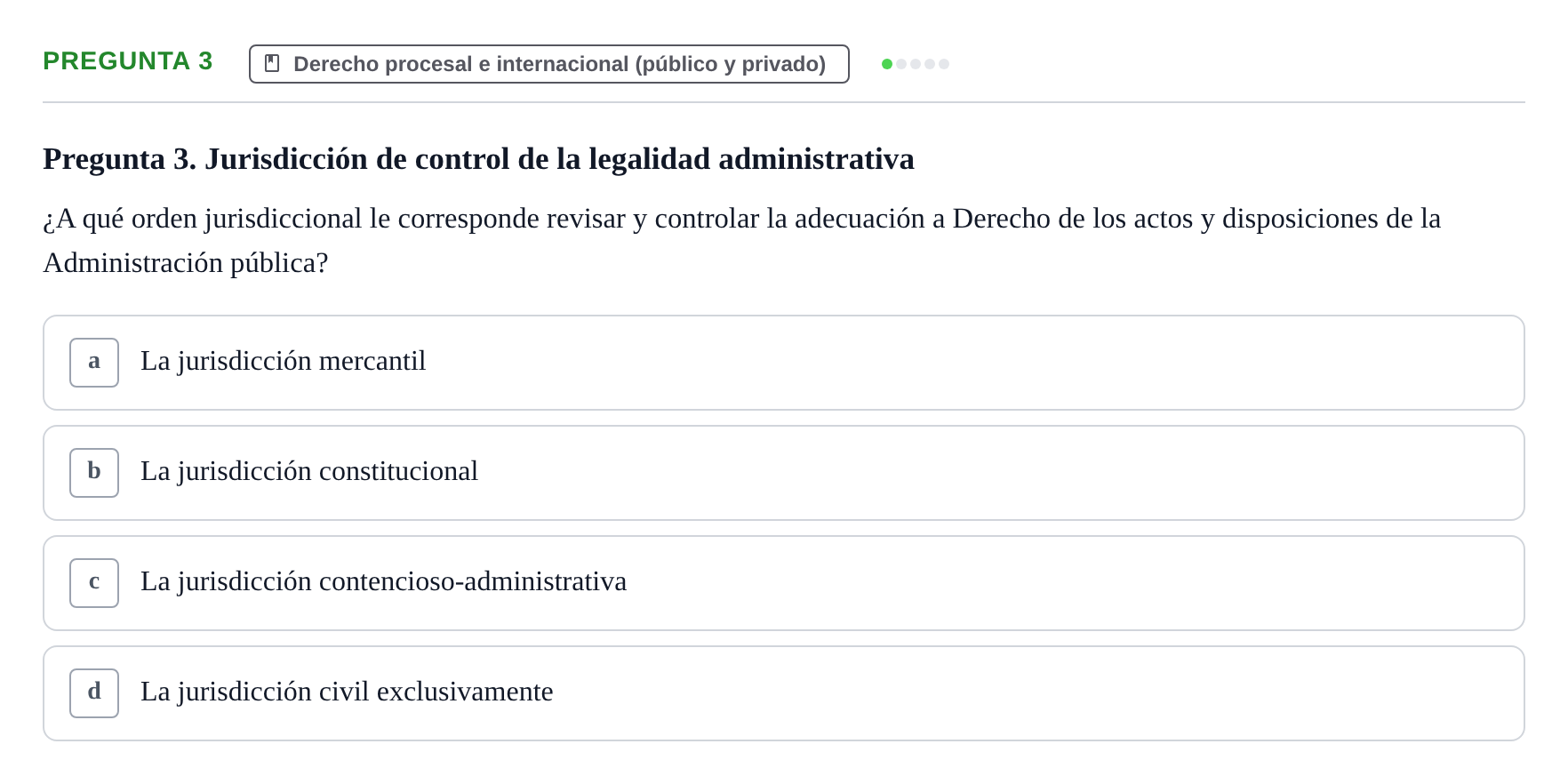 Enunciado: Pregunta 3
