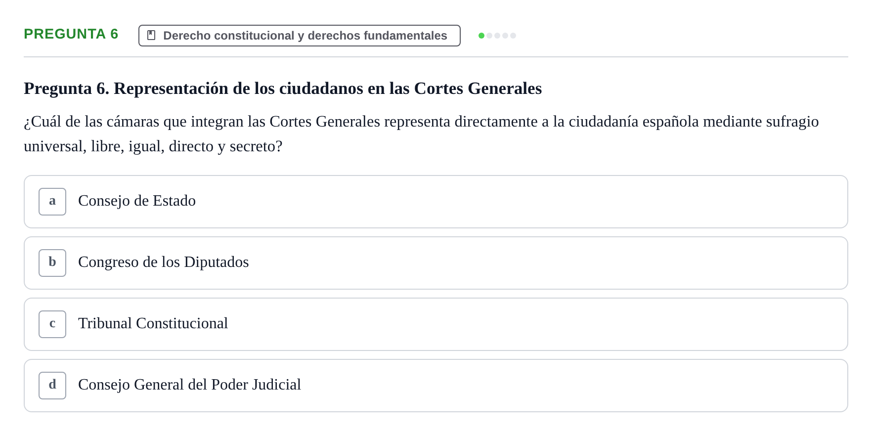 Enunciado: Pregunta 6