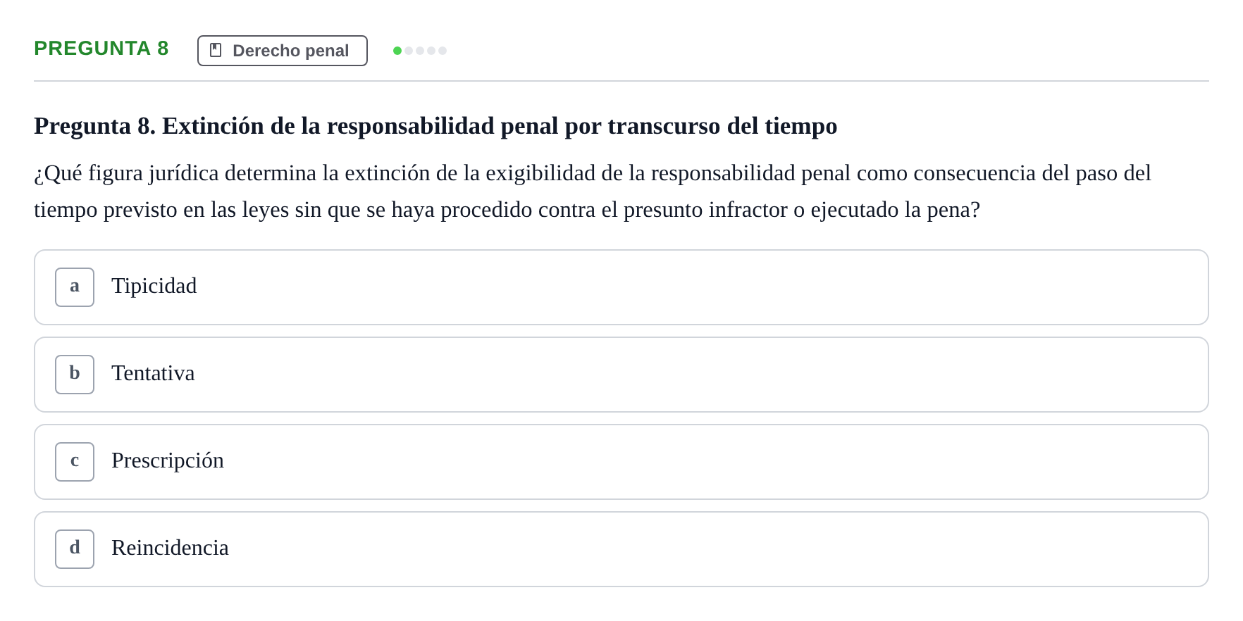Enunciado: Pregunta 8