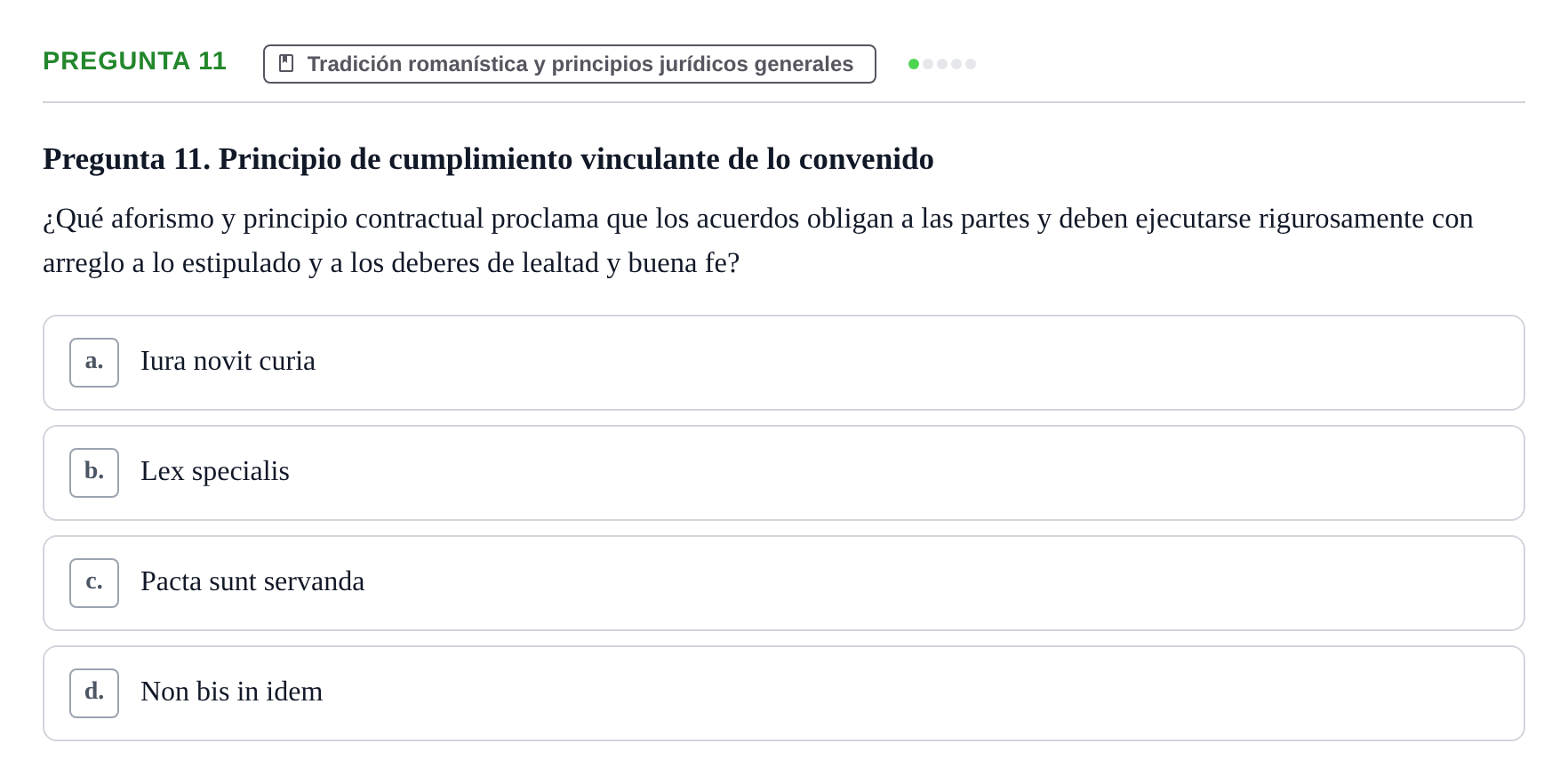 Enunciado: Pregunta 11