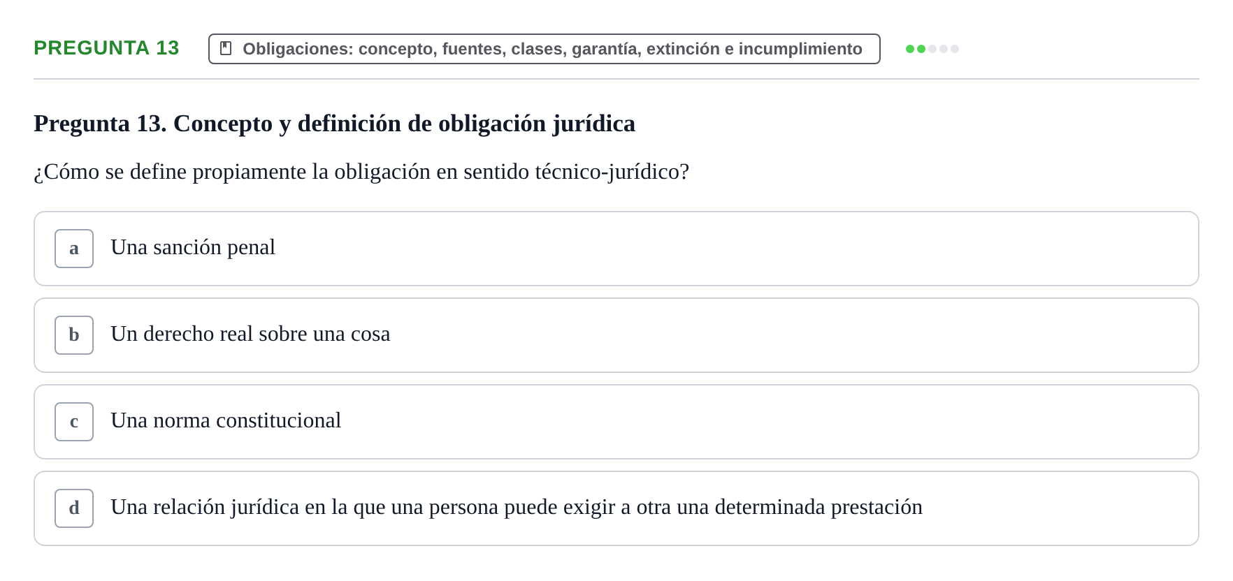 Enunciado: Pregunta 13
