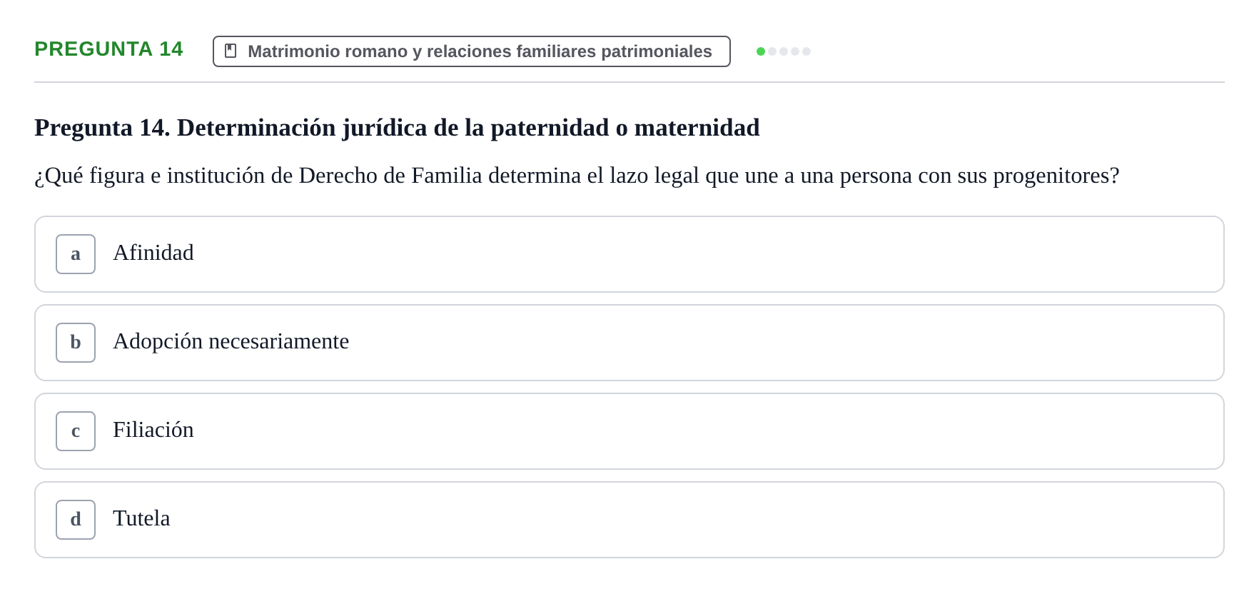 Enunciado: Pregunta 14