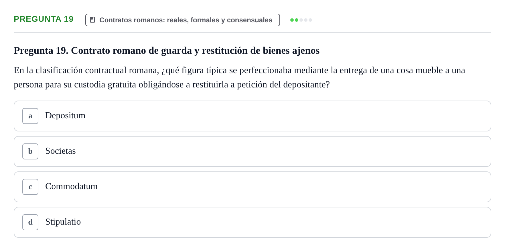 Enunciado: Pregunta 19