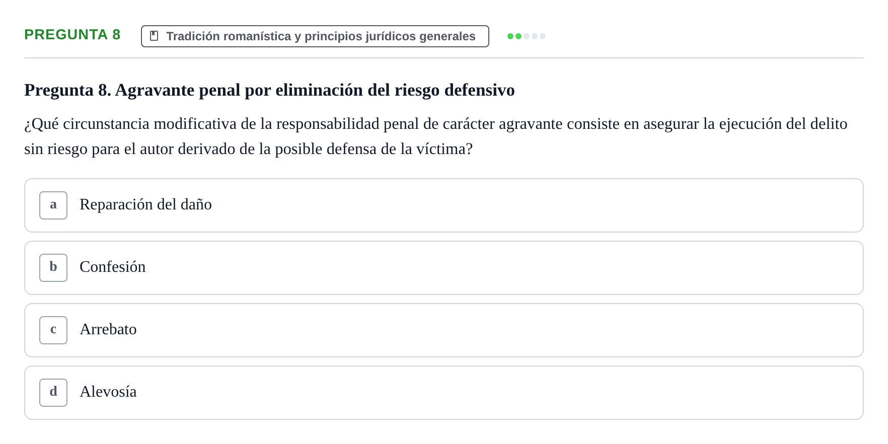 Enunciado: Pregunta 8