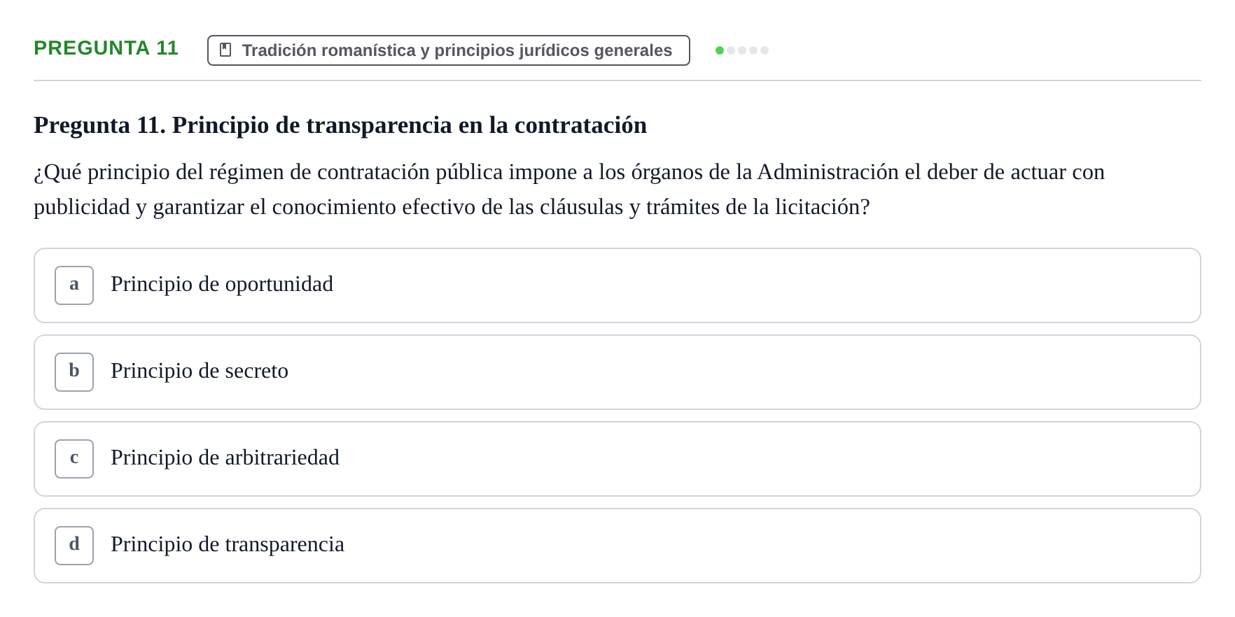 Enunciado: Pregunta 11