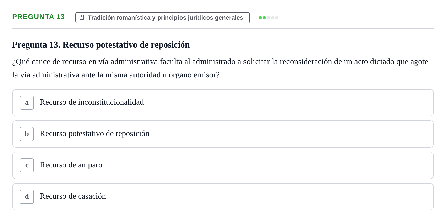 Enunciado: Pregunta 13