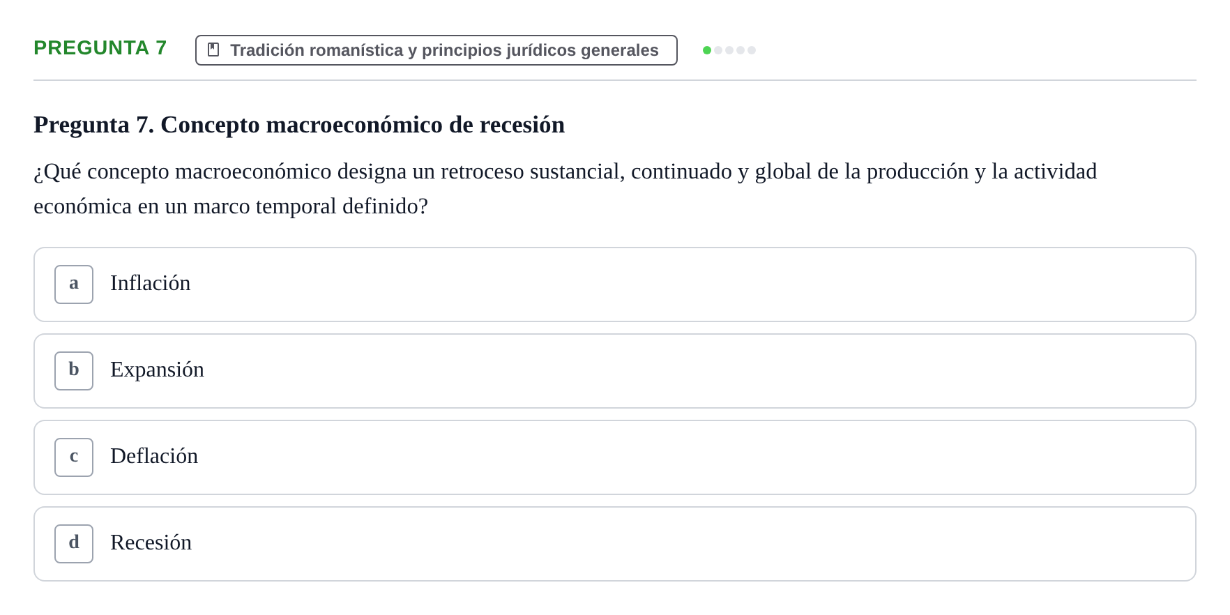 Enunciado: Pregunta 7