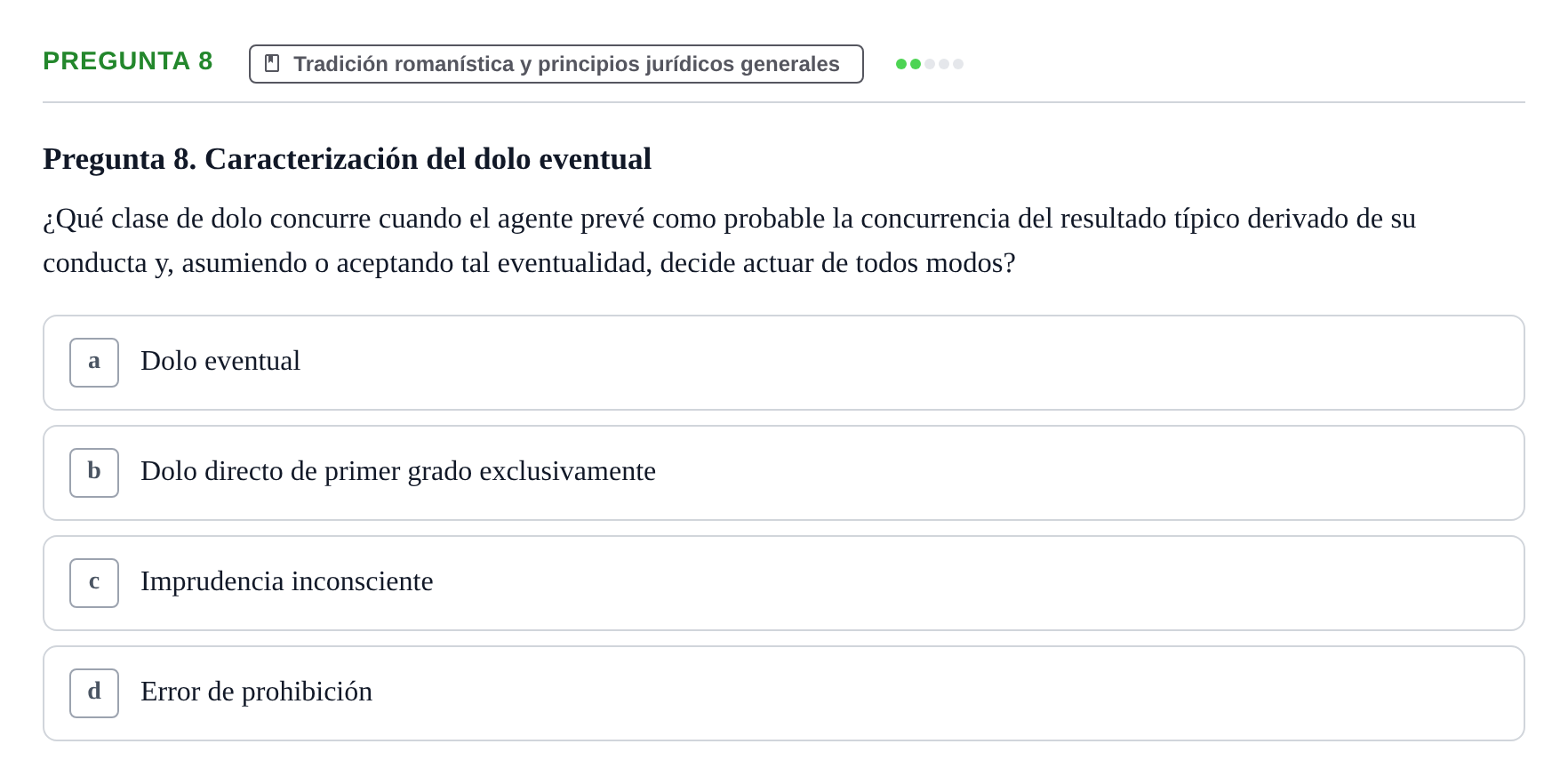 Enunciado: Pregunta 8