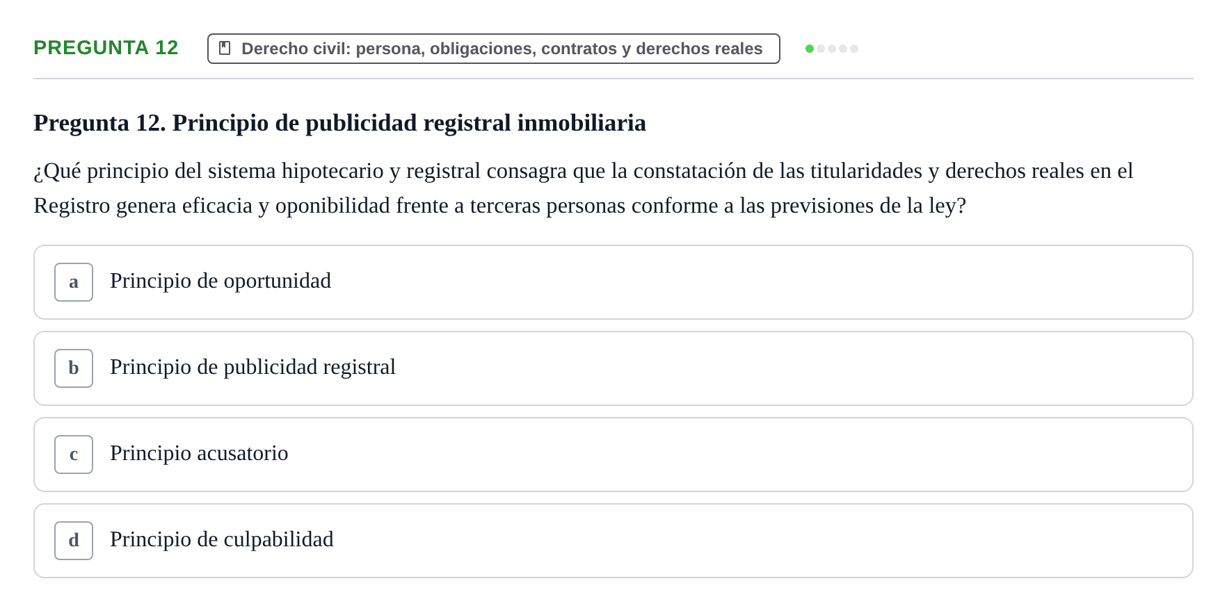 Enunciado: Pregunta 12