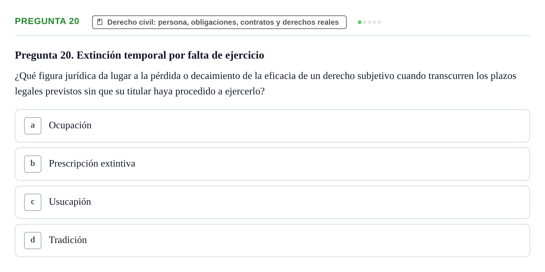 Enunciado: Pregunta 20