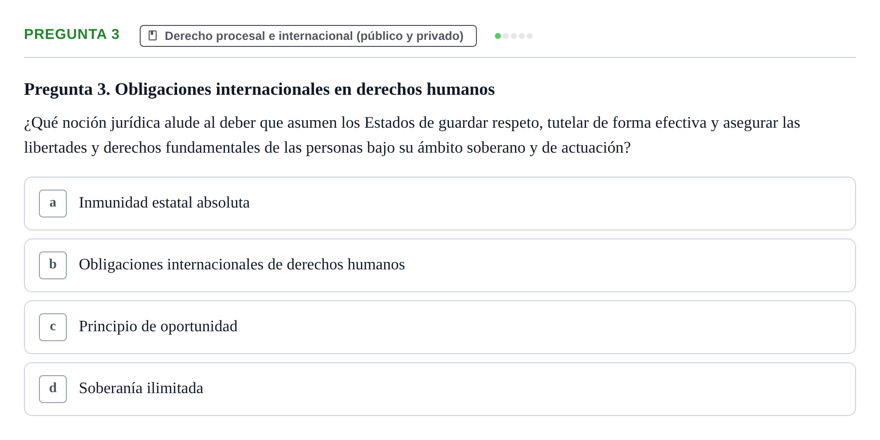 Enunciado: Pregunta 3