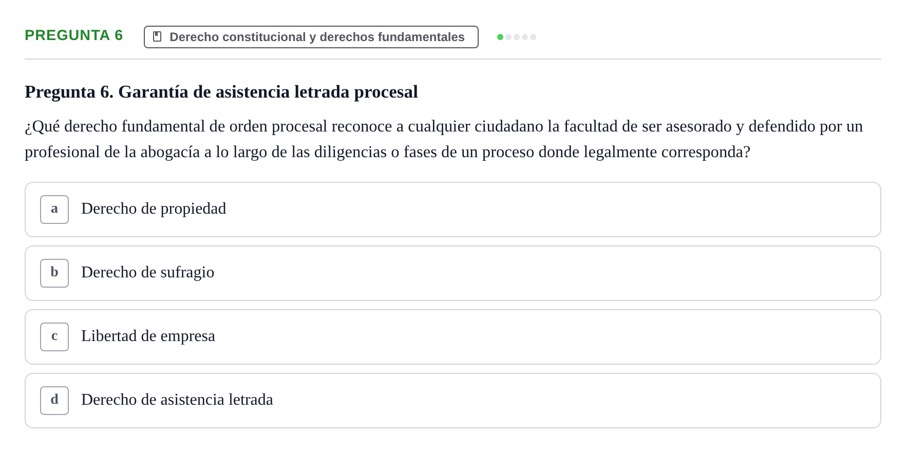Enunciado: Pregunta 6