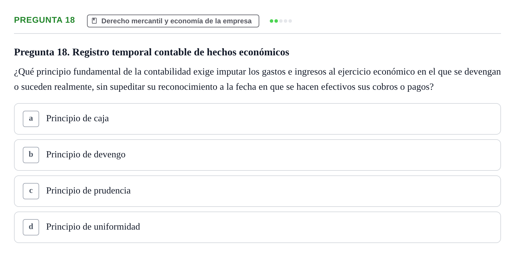 Enunciado: Pregunta 18