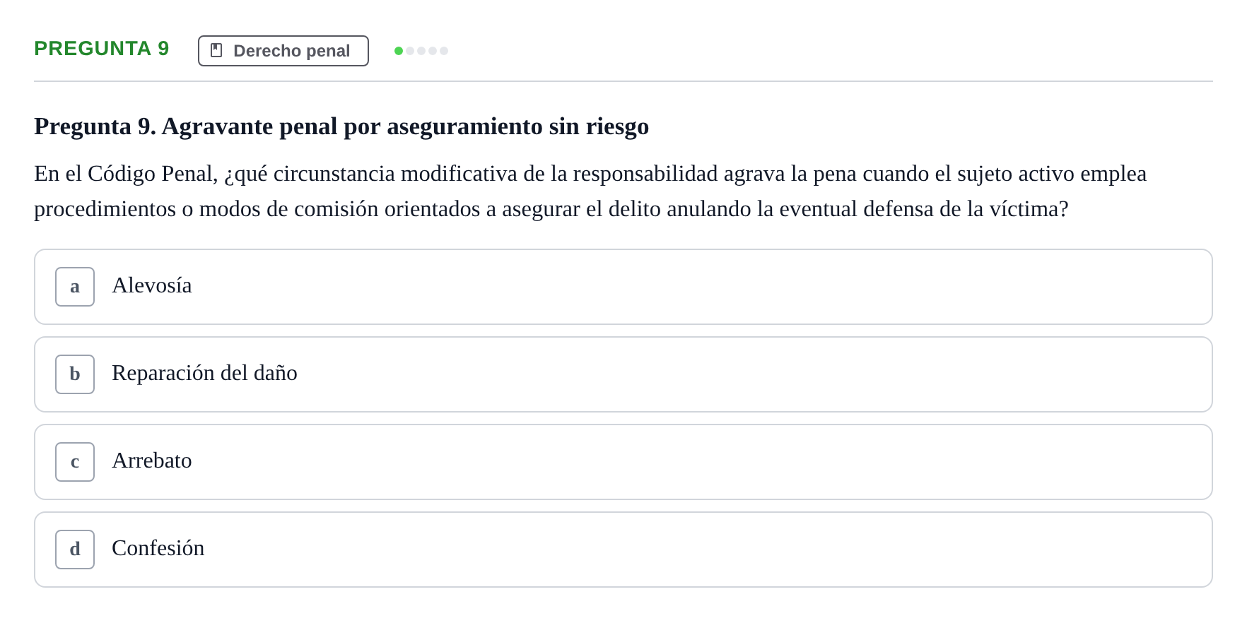 Enunciado: Pregunta 9