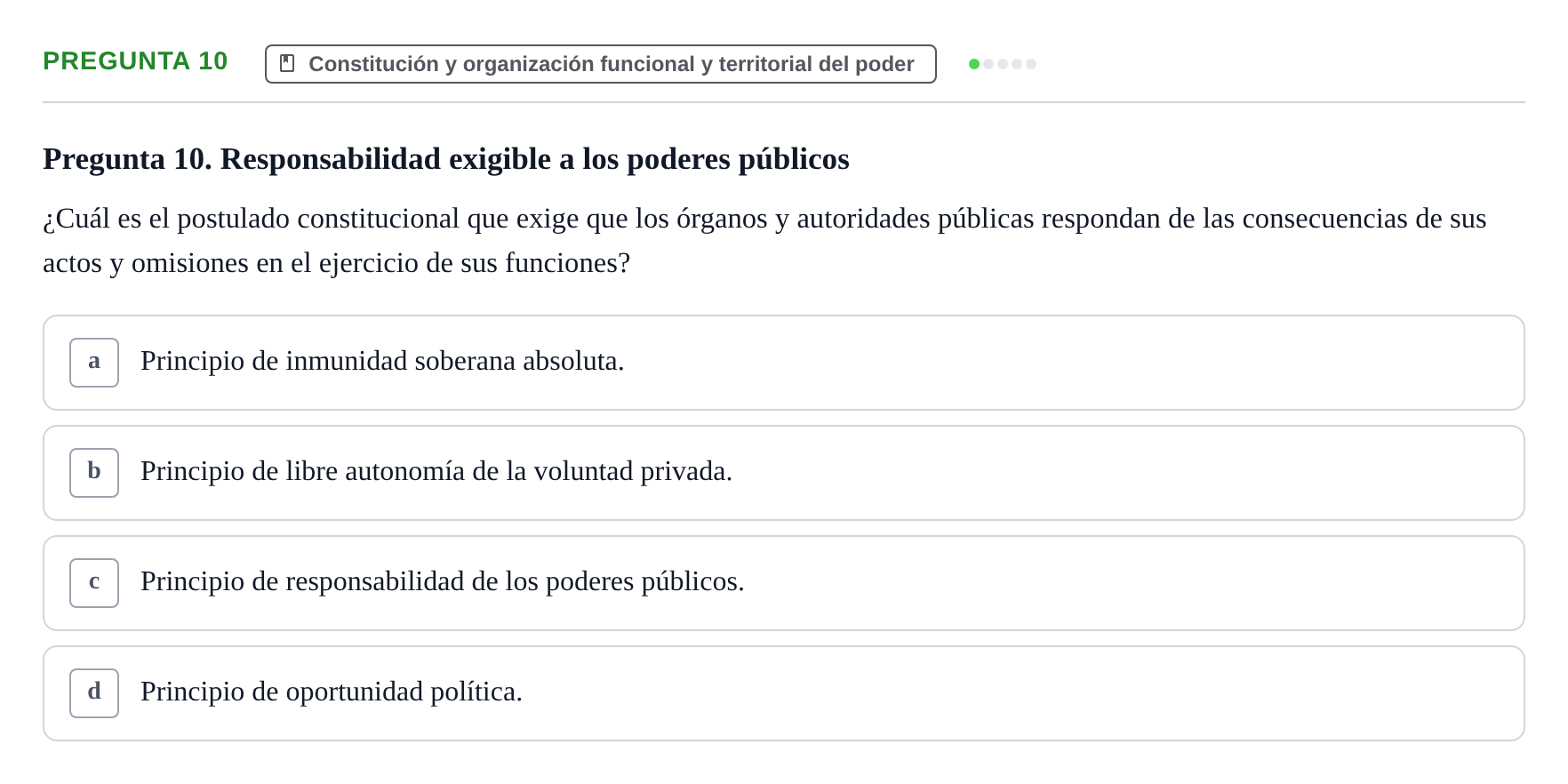 Enunciado: Pregunta 10