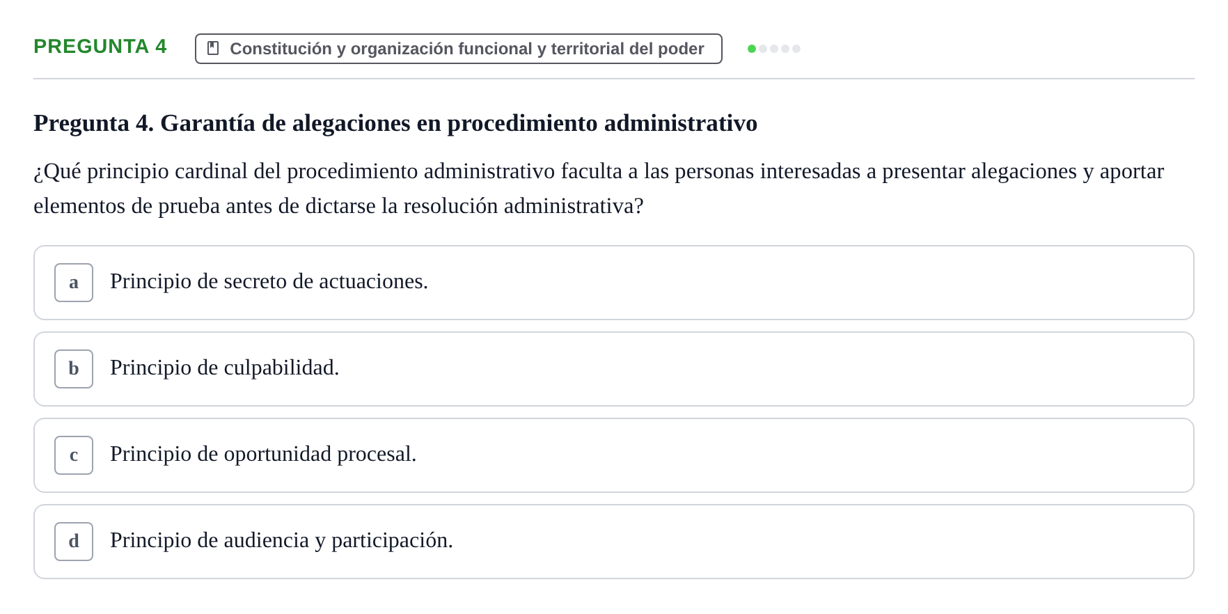 Enunciado: Pregunta 4