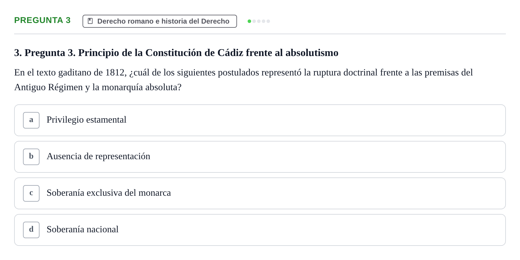 Enunciado: Pregunta 3
