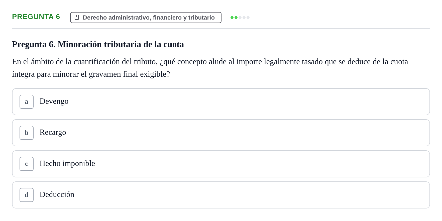 Enunciado: Pregunta 6