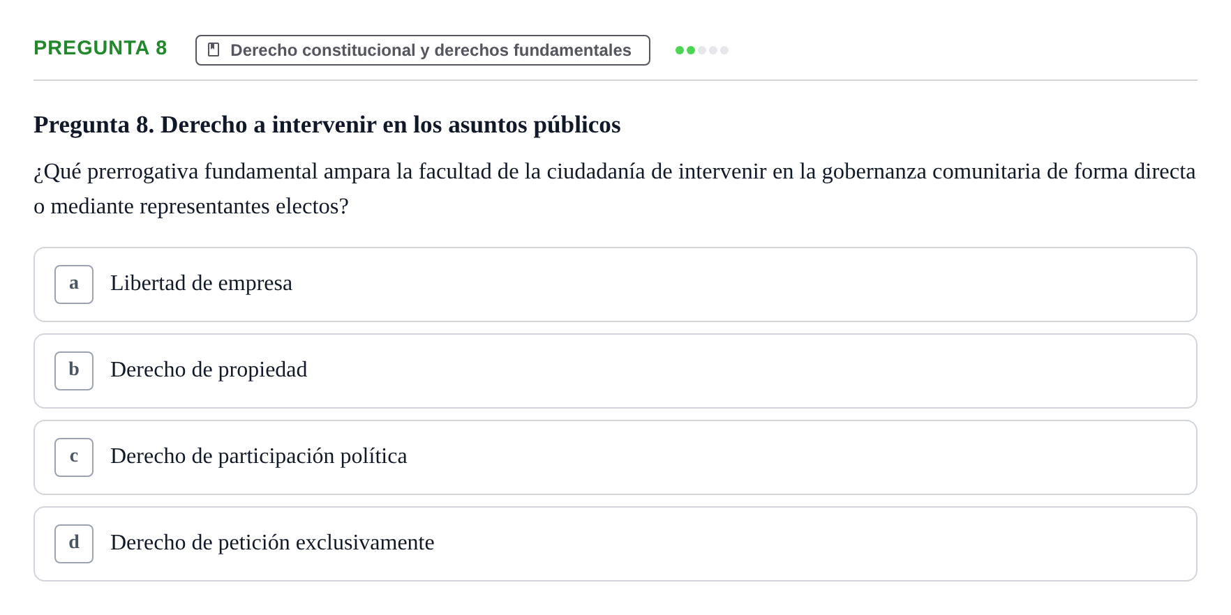 Enunciado: Pregunta 8