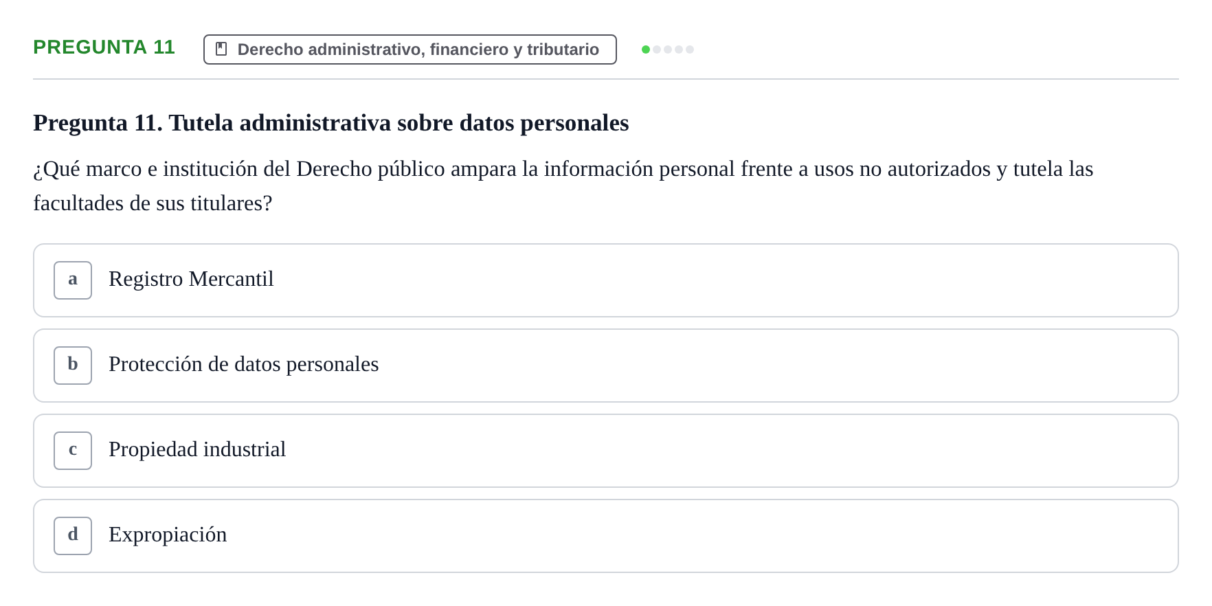 Enunciado: Pregunta 11