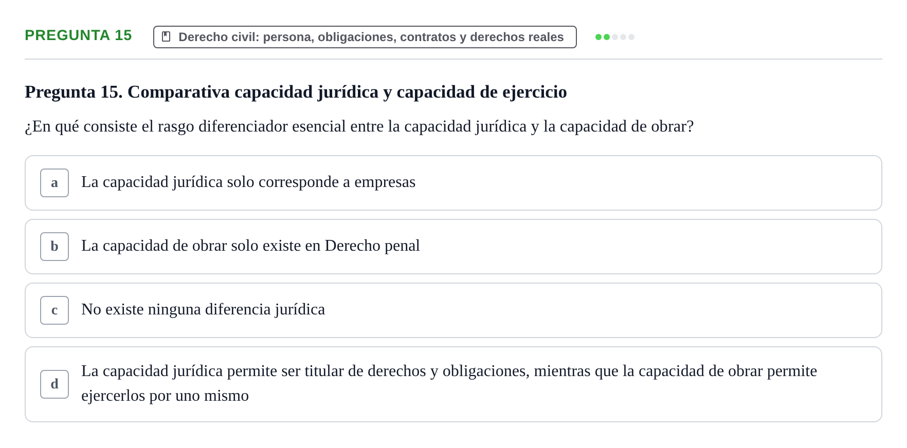Enunciado: Pregunta 15