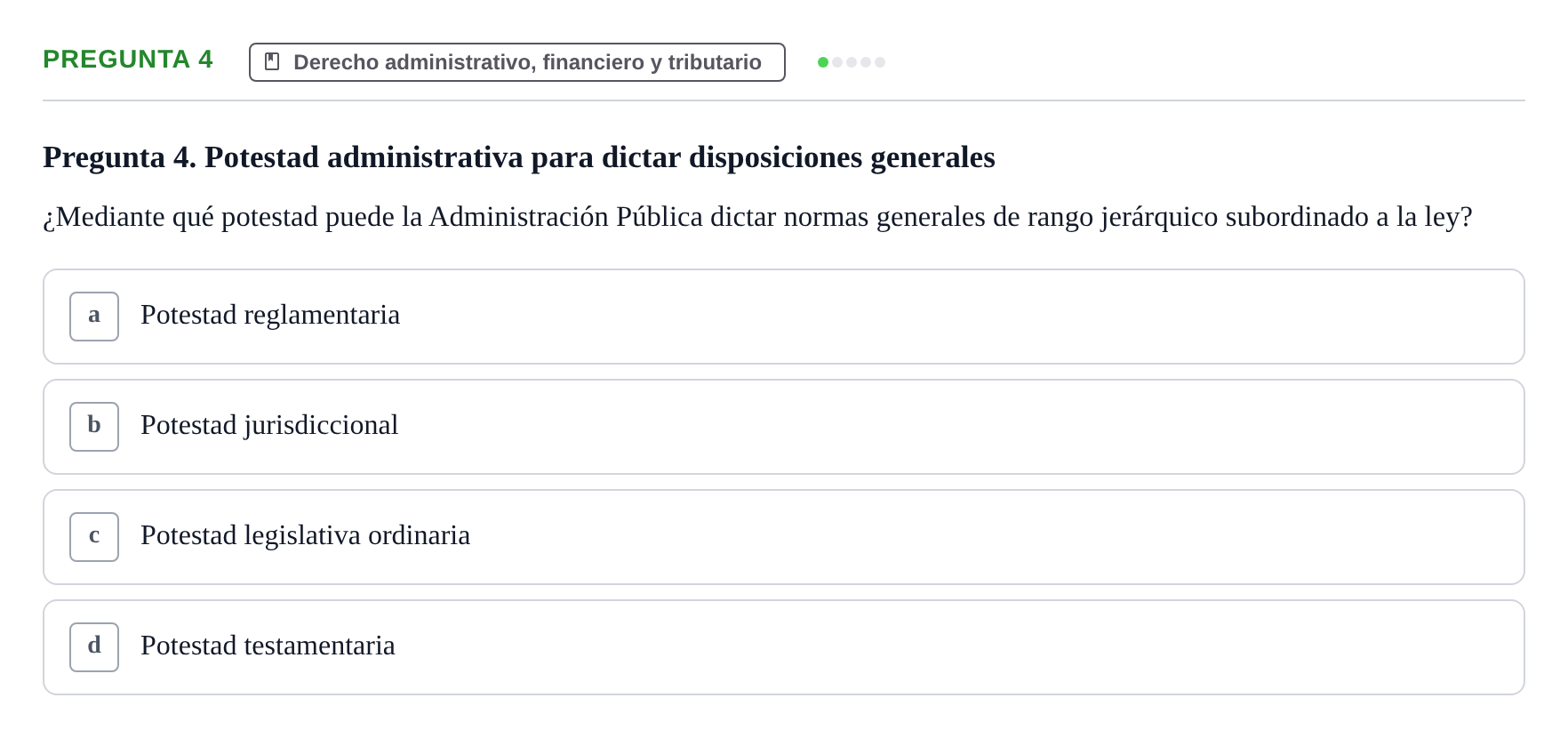 Enunciado: Pregunta 4