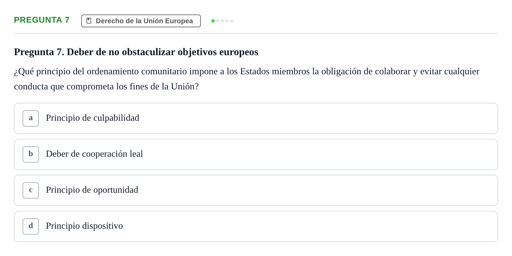 Enunciado: Pregunta 7