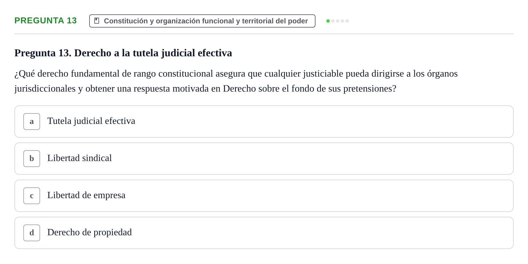 Enunciado: Pregunta 13