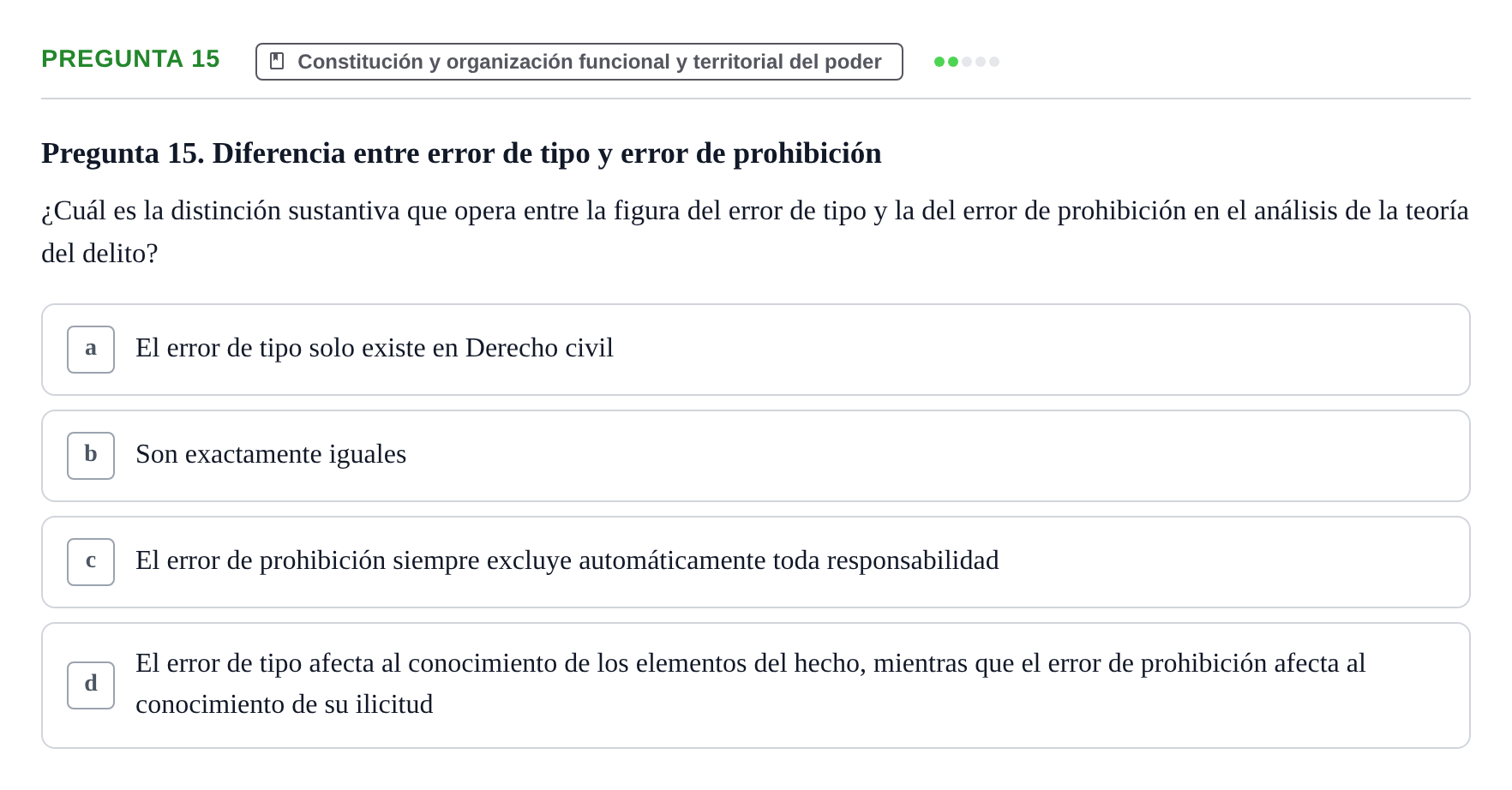 Enunciado: Pregunta 15