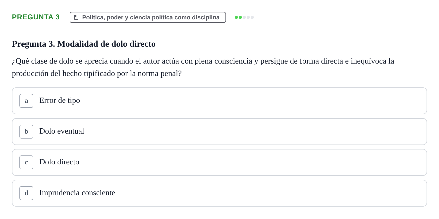 Enunciado: Pregunta 3