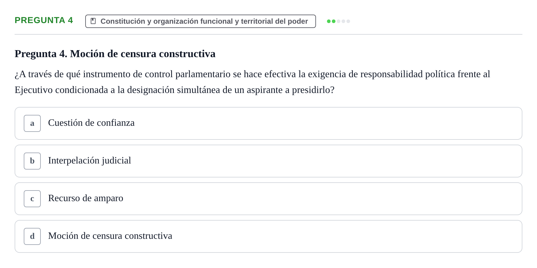 Enunciado: Pregunta 4