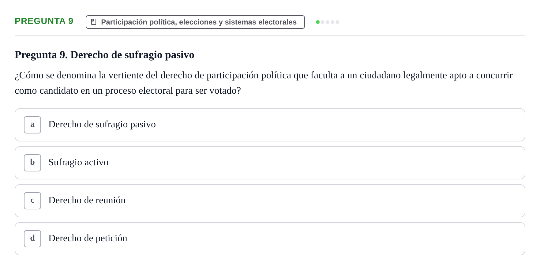 Enunciado: Pregunta 9