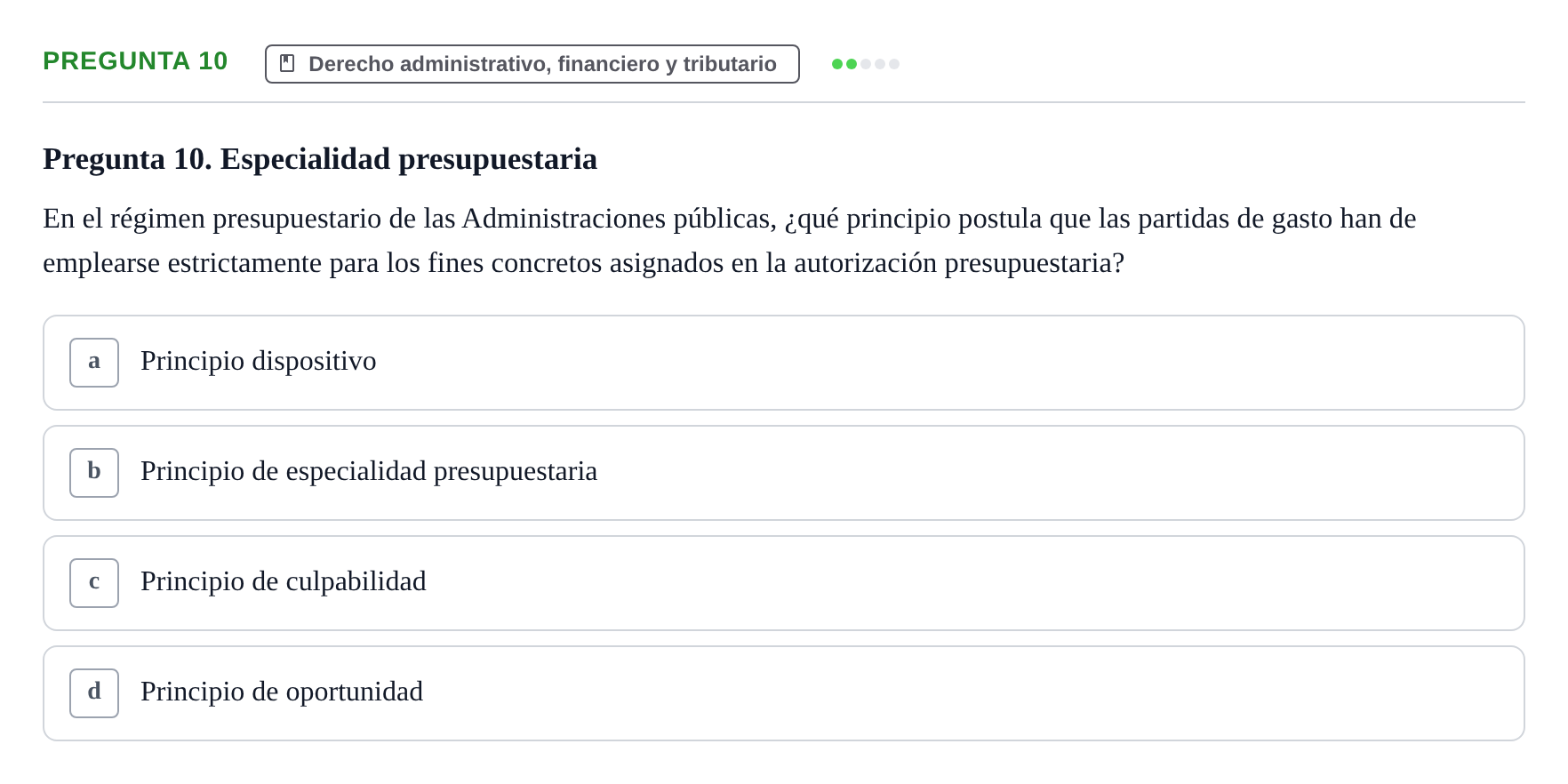 Enunciado: Pregunta 10