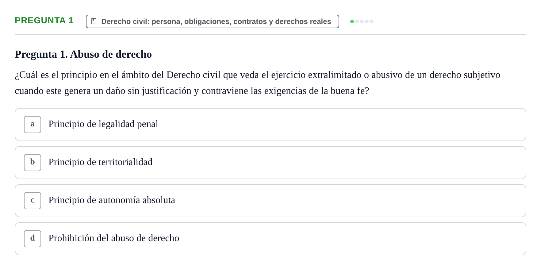Enunciado: Pregunta 1