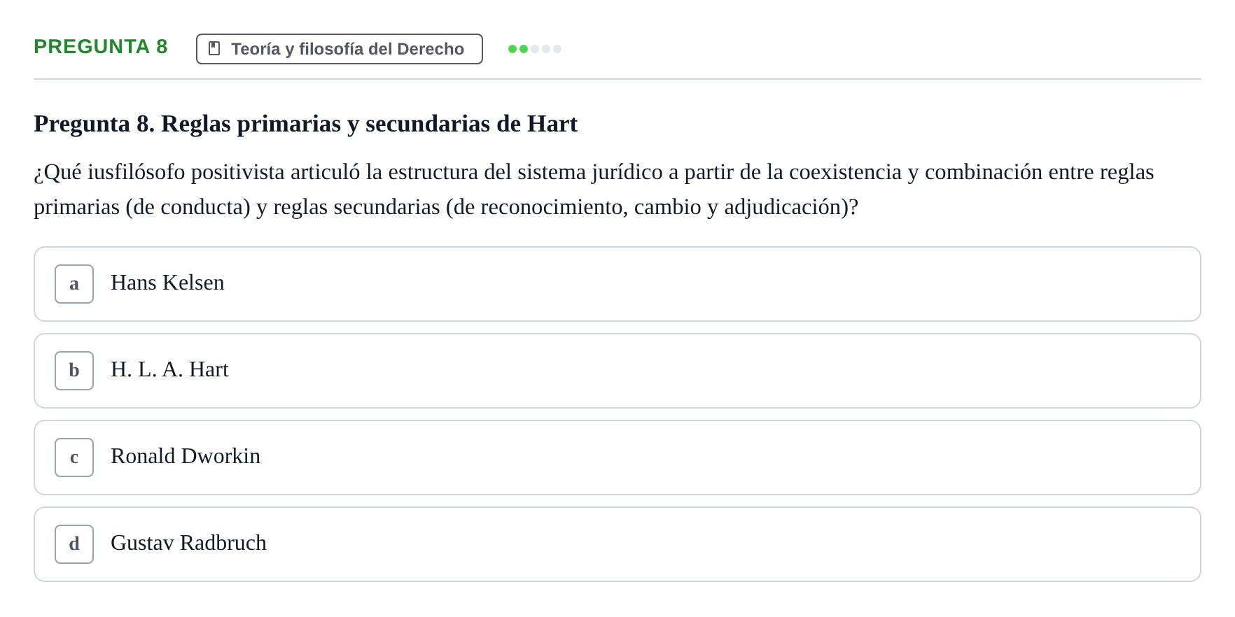 Enunciado: Pregunta 8